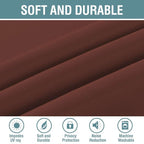 H.VERSAILTEX Blackout Curtain for Living Room Thermal Insulated Window Treatment Curtain Extra Long 108 inch Length Energy Saving Solid Grommet Top Blackout Drape, One Panel, Rust, 52" W x 108" L