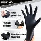 Nitrile Gloves, 4mil-100 Count, Gloves Disposable Latex Free