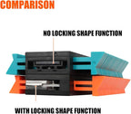 Saker Contour Gauge Profile Tool- Adjustable Lock-Precisely Copy Irregular Shape Duplicator -Father's Day Gift for Irregular Welding Woodworking Tracing -Tool for DIY Handyman, Construction (10INCH)