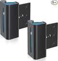 2Pack Door Reinforcement Lock Withstands 800lbs of Force - Black Extra Proof Door Lock for Kids Safety Drilling Required,Prevents Unauthorized Entry,Add a Door Security Locks for Home Safety & Privacy