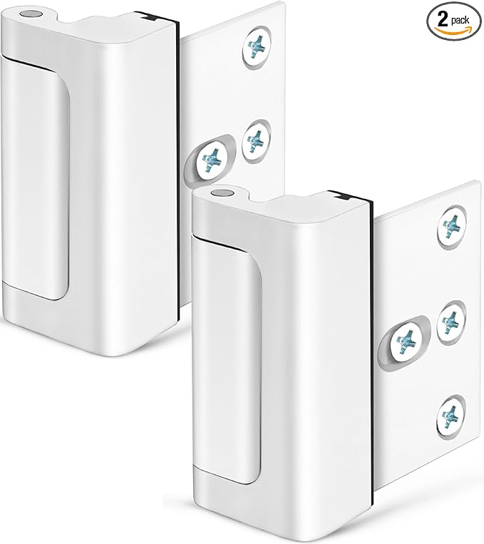 Home Security Door Lock Door Reinforcement Lock Door Locks for Kids Safety Flip Door Lock Latch Childproof Night Lock Door Security Front Door Child Safety Lock High Security Locks for Doors Inside