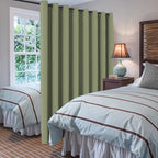 H.VERSAILTEX Blackout Patio Curtains 100 x 84 Inches for Sliding Door Extral Wide Blackout Curtain Panels Thermal Insulated Room Divider - Grommet Top, 7' Tall by 8.5' Wide - Sage