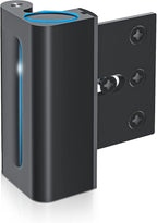Door Reinforcement Lock Withstands 800lbs of Force - Black Extra Proof Door Lock for Kids Safety Drilling Required, Prevents Unauthorized Entry,Add a Door Security Lock for Home Safety & Privacy