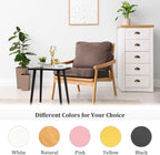 FORAOFUR Side Table, Modern Accent End Table with Wooden Legs, Easy to Assemble Mini Living Room Table for Sofa Bedroom, Minimalist Black Furniture for Small Apartments and Limited Spaces