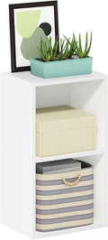 Furinno PASIR Book Shelf, 2-Tier Modern Bookshelf, Open Shelves Bookcase 9 x 12 x 21, Easy Assembly, for Living Room, Bedroom, Home Office, White