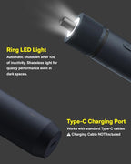 HOTO Electric Screwdriver Kit, Upgraded 1/4'' Hex 25 Bits, Magnetic Lid, Rechargeable Cordless Screwdriver, 1500mAh Battery, LED Light, Ideal for Furniture Assembly, Home Repair & Garage Projects
