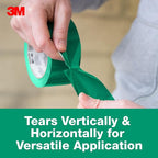 3M Multi-Use Colored Duct Tape, Green with Strong Adhesive and Water-Resistant Backing, Multi-Surface 3M Duct Tape for Indoor and Outdoor Use, 1.88 Inches x 20 Yards, 1 Roll (3920-GR)