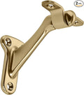 khtumeware 2 Pack 3 Inch Champagne Bronze Hand Rail Bracket Heavy Duty Hardware for Stairways, Home or Office Vintage Stair Support Handrail Brackets