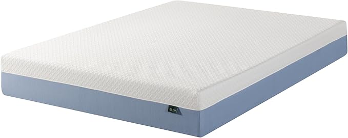 Zinus 10 Inch Queen Cooling Essential Memory Foam Mattress [NewVersion], Fiberglass Free, Medium Feel, Breathable Cooling Layers, Certified Safe Materials
