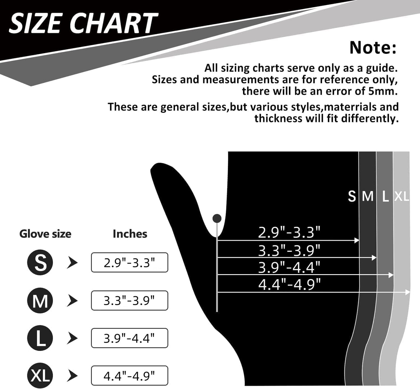 Nitrile Gloves, 4mil-100 Count, Gloves Disposable Latex Free