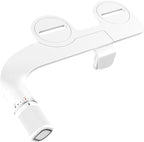 BIGCOW Ultra-Slim Bidet Attachment for Toilet - Dual Nozzle (Frontal & Rear Wash) with Adjustable Cold Water Pressure and Stainless Steel Inlet - Hygienic Solution for Fresh Cleanliness, Gold 1 Pcs
