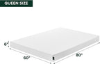 Zinus 6 Inch Queen Cooling Essential Memory Foam Mattress [NewVersion], Fiberglass Free, Medium Feel, Breathable Cooling Layers, Certified Safe Materials