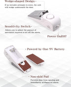 EMDMAK Door Stop Alarm with 120DB Siren Door Stop for Home & Travel (White) (Pack of 1)