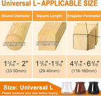 32 Pcs Chair Leg Floor Protectors for Hardwood Floors Silicone Covers to Protect Wood Tile Floors Felt Bottom Furniture Leg Caps Anti-Scratch Reduce Noise (Fit:1.3"-2")