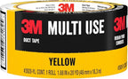 3M Multi-Use Colored Duct Tape, Yellow with Strong Adhesive and Water-Resistant Backing, Multi-Surface 3M Duct Tape for Indoor and Outdoor Use, 1.88 Inches x 20 Yards, 1 Roll (3920-YL)
