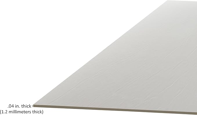 Nexus Self Adhesive 12-Inch Vinyl Floor Tiles, 20 Tiles - 12" x 12", White Slate Pattern - Peel & Stick, DIY Flooring for Kitchen, Dining Room, Bedrooms & Bathrooms by Achim Home Décor