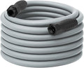 Flexzilla Colors SwivelGrip Garden Hose 5/8 in. x 75 ft., Lightweight All-Weather Water Hose, Durable and Flexible, Leak-Free Connections, Slate Grey