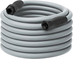 Flexzilla Colors SwivelGrip Garden Hose 5/8 in. x 75 ft., Lightweight All-Weather Water Hose, Durable and Flexible, Leak-Free Connections, Slate Grey