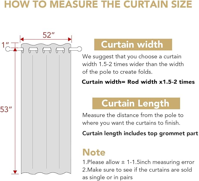 H.VERSAILTEX Premium Blackout Thermal Insulated Room Darkening Curtains for Bedroom/Living Room - Classic Grommet Top (2 Panels, Navy, 52 Inch by 54 Inch)