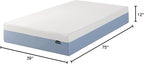 Zinus 12 Inch Twin Cooling Essential Memory Foam Mattress [NewVersion], Fiberglass Free, Medium Feel, Breathable Cooling Layers, Certified Safe Materials