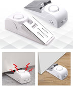 EMDMAK Door Stop Alarm with 120DB Siren Door Stop for Home & Travel (White) (Pack of 1)