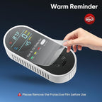 NICGOL Upgraded Natural Gas Leak Detector & Carbon Monoxide Detectors - 4 in 1 Natural, Propane, Co and Gas Detector -Carbon Monoxide Detectors Plug in -Temperature & Humidity for Home, RV (3 Packs)