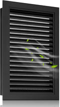 12" x 18" Aluminum Alloy Gable Vent, Never Rust Gable Vents for Shed, Reducing Indoor Temperature - Ideal for Wall, Attic, Shed, Door, and Shipping Container, Vent Opening: 10" x 16"