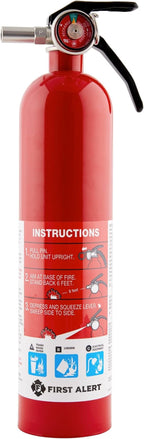 First Alert Home1-2, Standard Home Fire Extinguisher, Red, 2PACK
