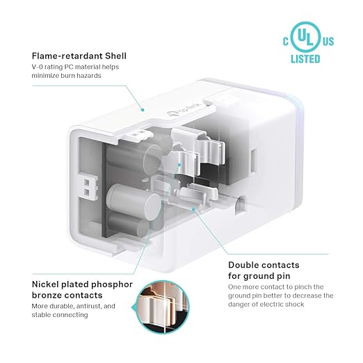 Kasa Smart Plug HS103P3, Smart Home Wi-Fi Outlet Works with Alexa, Echo, Google Home & IFTTT, No Hub Required, Remote Control,15 Amp,UL Certified, White, 3 Count (Pack of 1)