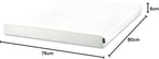 Zinus 6 Inch Green Tea Memory Foam Mattress, King, Fiberglass Free, Patented Custom Contour Support, Sturdy Base Foam, CertiPUR-US Certified, Mattress in A Box, White