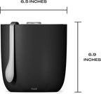 S'well Ice Bucket with Tongs, 68oz, Onyx