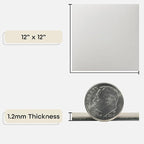 Nexus Self Adhesive 12-Inch Vinyl Floor Tiles, 20 Tiles - 12" x 12", White Slate Pattern - Peel & Stick, DIY Flooring for Kitchen, Dining Room, Bedrooms & Bathrooms by Achim Home Décor