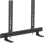 Mounting Dream Soundbar Mount, Heavy Duty Soundbar Wall Mount for Sound Bars with Holes/Without Holes Up to 26.5 LBS, Soundbar Bracket Height Adjust, No-Slip Base Holder Extends 3.44”-6.06”, MD5428