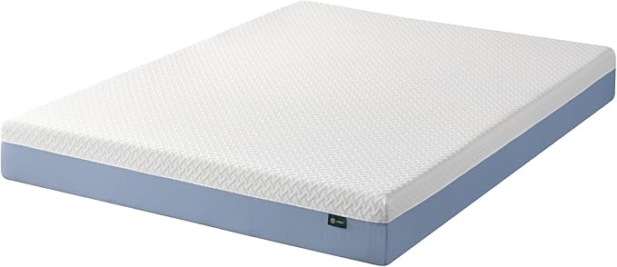 Zinus 8 Inch Queen Cooling Essential Memory Foam Mattress [NewVersion], Fiberglass Free, Medium Feel, Breathable Cooling Layers, Certified Safe Materials