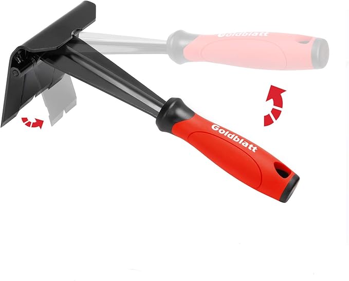 Goldblatt Trim Puller, 4-Inch Tile Removal Multi-Tool for Commercial Work & Home Improvement, Baseboard, Molding, Siding and Floor Removal, Remodeling