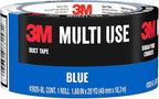 3M Multi-Use Colored Duct Tape, Blue with Strong Adhesive and Water-Resistant Backing, Multi-Surface 3M Duct Tape for Indoor and Outdoor Use, 1.88 Inches x 20 Yards, 1 Roll (3920-BL)