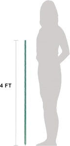 WAENLIR Garden Stakes 48 inch 4ft Sturdy Tomato Stakes, Plant Stakes for Outdoor Plants, Plant Support Sticks for Gardening, Pack of 50