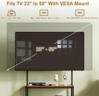 23 Inch to 50 Inch Floor Small Corner TV Stand with Storage Shelves for Living Room Bedroom, Universal Floor Television Stands with Mount, Rustic Brown Corner TV Table Desk Shelf for Small Space
