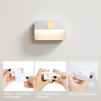 3 Pack Motion Sensor Stair Light for Indoor, Battery Operated Closet Lights, Wireless Stick on Anywhere Hallway Lamp, Portable Led Night Lamps for Bedroom Under Cabinet Kitchen