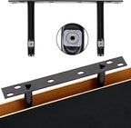 Fixwal 15.8in Black Floating Shelves, Set of 6 Wood Shelves, Farmhouse Shelf Wall Decor for Bathroom, Bedroom, Living and Kitchen Room