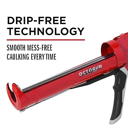 Octogun 930-GTD Caulk Gun by Newborn and Octogun Silicone/Caulk Removal Kit