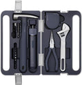 HOTO 18-Piece Tool Kit, Electric Screwdriver w/LED, 3 Torque, 10 Bits, Basic Home Tool Kit - Compact & Portable w/Hidden Buckle, Home Repair Set for DIY Projects/Dorm Repairs/Assembling
