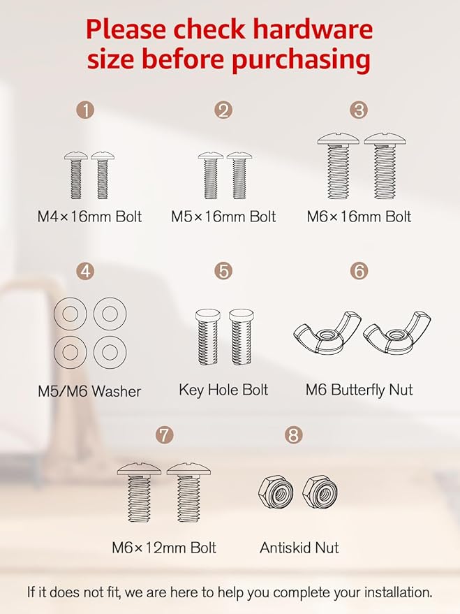 Mounting Dream Soundbar Mount Bracket for Mounting Above or Under TV Fits Most of Sound Bars Up to 15 Lbs, with Detachable Long Extension Plates MD5420