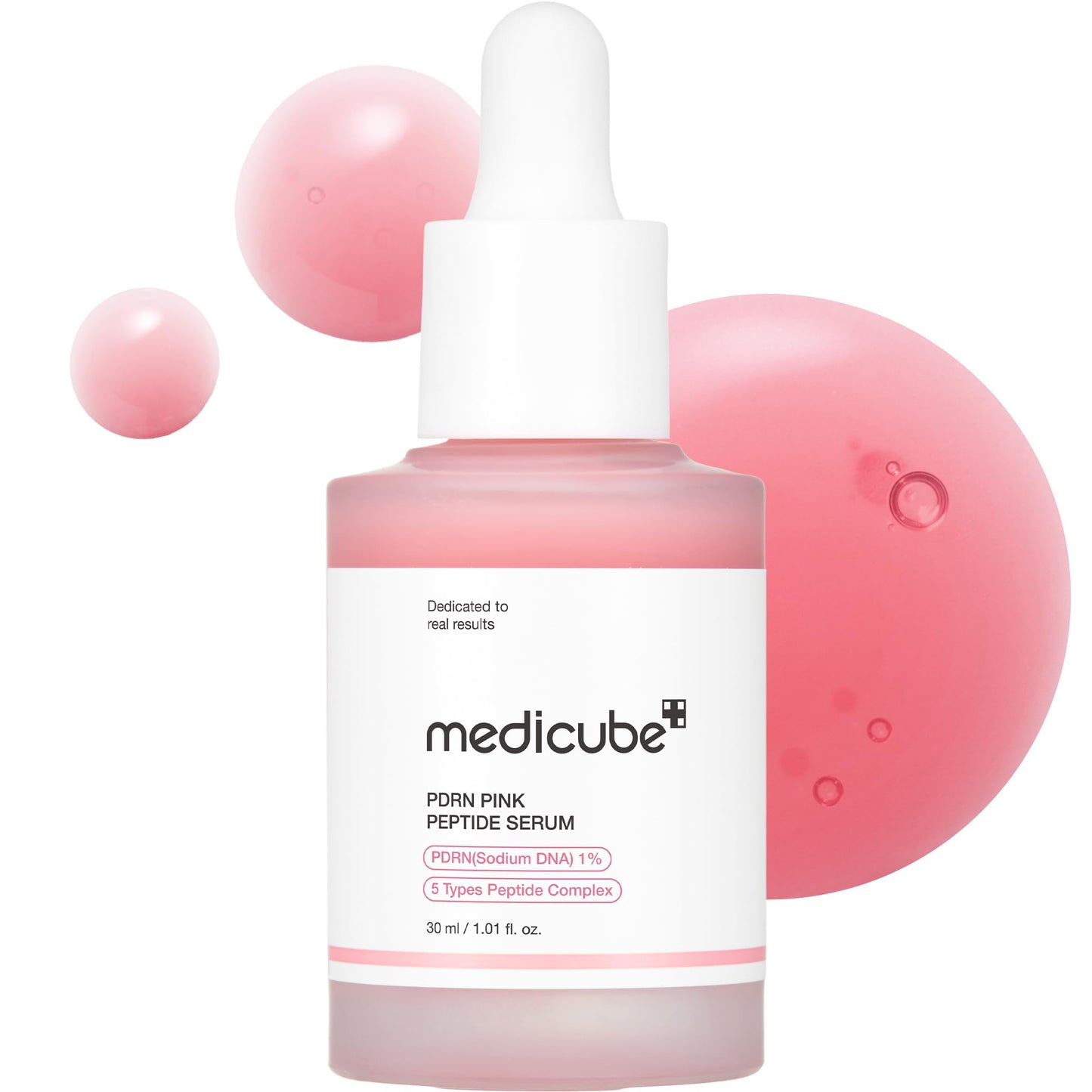 Medicube Salmon DNA PDRN Pink Glow Serum - Peptide & Niacinamide for Hydrating & Firming Skin | AlluCanFind