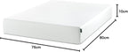 Zinus 10 Inch Green Tea Memory Foam Mattress/CertiPUR-US Certified/Bed-in-a-Box/Pressure Relieving, White, King