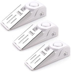 EMDMAK Door Stop Alarm with 120DB Siren Door Stop for Home & Travel (White) (Pack of 3)