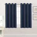 H.VERSAILTEX Premium Blackout Thermal Insulated Room Darkening Curtains for Bedroom/Living Room - Classic Grommet Top (2 Panels, Navy, 52 Inch by 54 Inch)