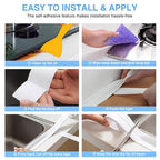2 Rolls Caulk Tape Self Adhesive, Bathroom Waterproof White Caulking Sealant Strip Peel & Stick Wallpaper Floor Tile Toilet Tub Sink Backsplash Kitchen Wall Decor, Easier to Use Than Silicone Caulk