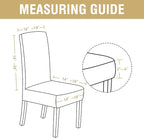 H.VERSAILTEX Velvet Dining Chair Covers Stretch Chair Covers for Dining Room Set of 2 Parson Chair Slipcovers Chair Protectors Covers Dining, Soft Thick Solid Velvet Fabric Washable, Caramel Cafe