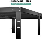 Sweetcrispy Full Bed Frame - 14 Inch Metal Platform Bed Frames for with Storage Space Under Base, Sturdy Steel Slat Support, No Box Spring Needed